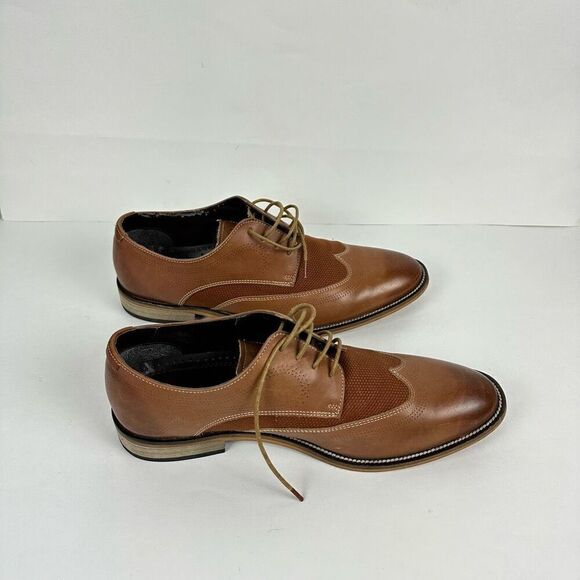 Stacy Adams Wingtip Oxford Leather Dress Shoe size 10M main image 5